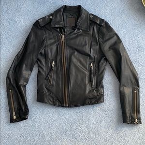 Joie Ailey Leather Motorcycle Jacket
